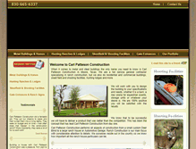 Tablet Screenshot of carlpattesonconstruction.com